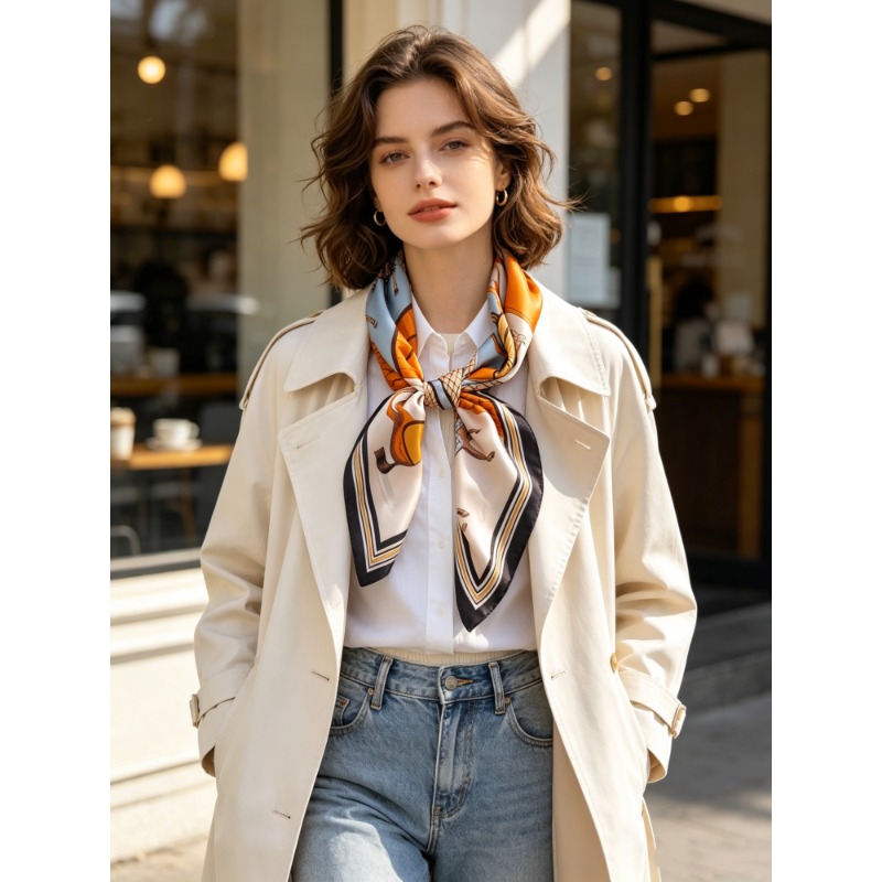 Women'S Bags Holiday - Luxury 100% MULBERRY SILK Square Scarf