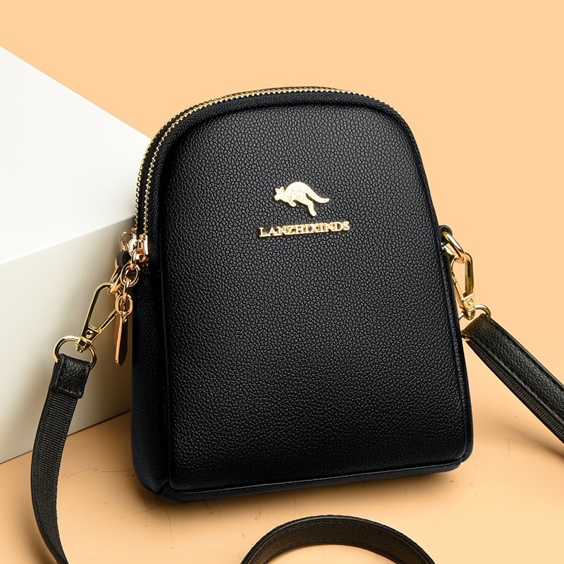 Women Bags Discount - Fashion Solid Color Zipper Versatile Pu
