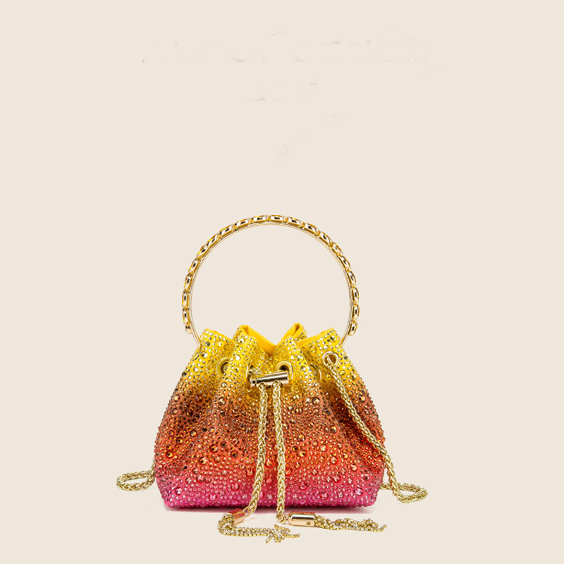 Women Bags Offers - Handle Rhinestones Evening clutch Bag Purses