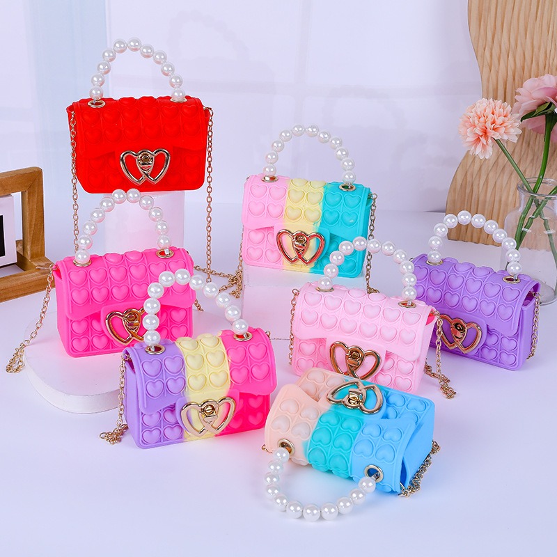 Silicone Love Bubble Jelly Bag - Women Bags Offers review and price