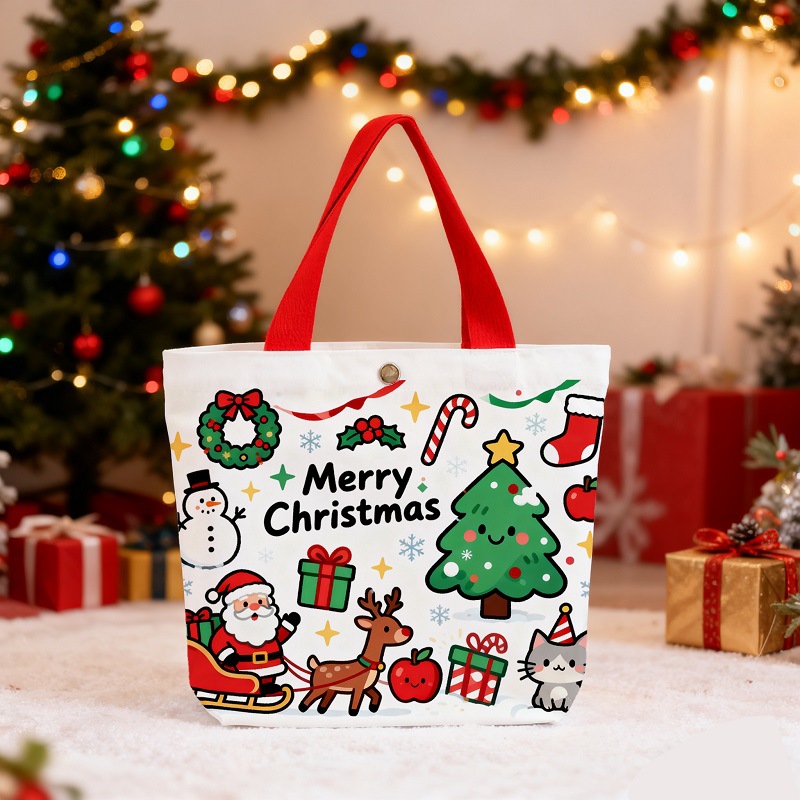 Christmas Tote Gift Bag Snowma - Women'S Bags Holiday review and price