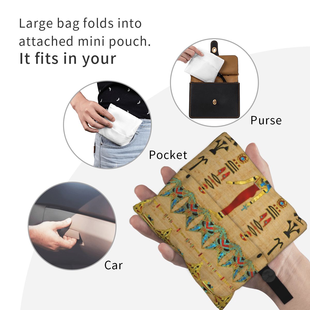 Fashion Printing Egyptian Mut  - Women Bags In Egypt review and price