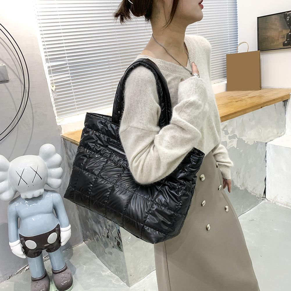 Puffer Bag Tote Purse with Zip - Women Bags For Office Use review and price