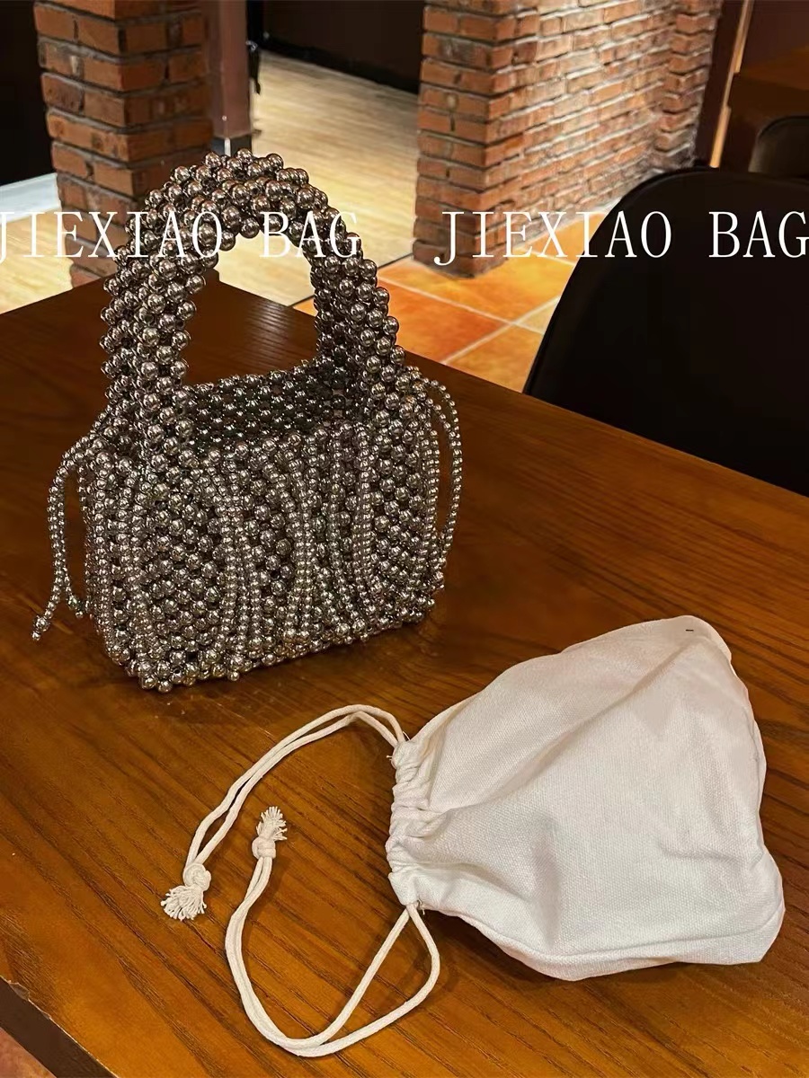 Silver Beads Beading Woven Han - Women'S Bags Holiday review and price