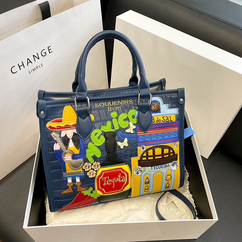 Design Patchwork Zipper 2026 H - Women Bags Discount review and price