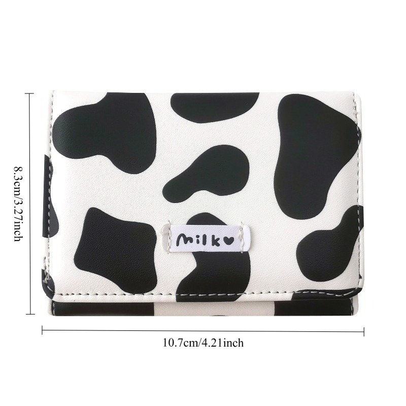 1Pc Cute Cow Print Women's Wal - Women Bags Flipkart review and price